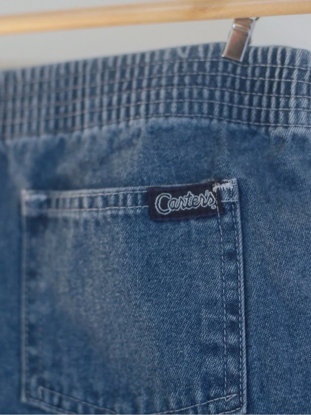 Vintage Carter’s Girls Size 6 Denim Wrap Skort 90s
